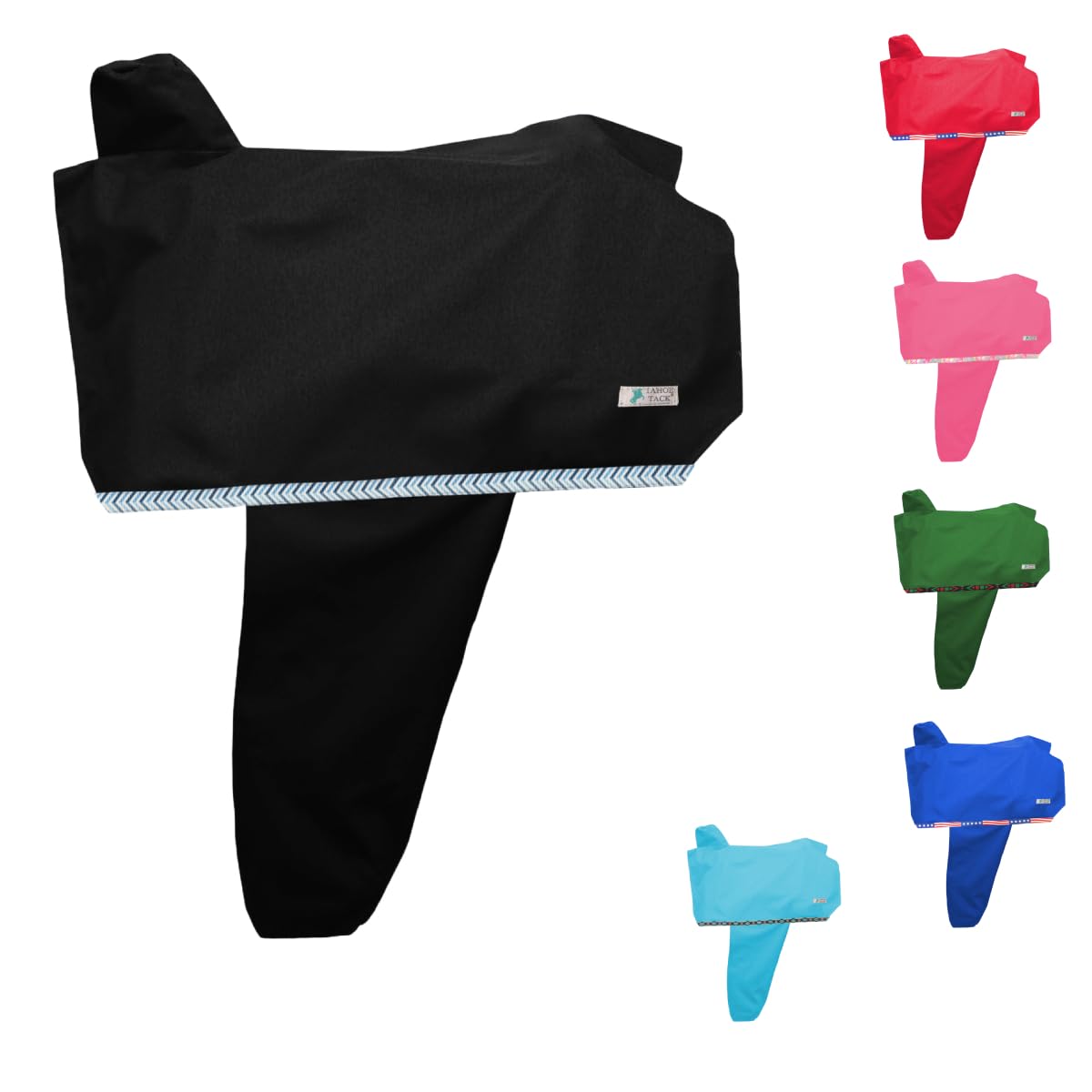 Housse de selle Western - Housse de selle en tissu Oxford | Équipement de cheval étanche et stable Housse de selle anti-rayures robuste noire de haute
