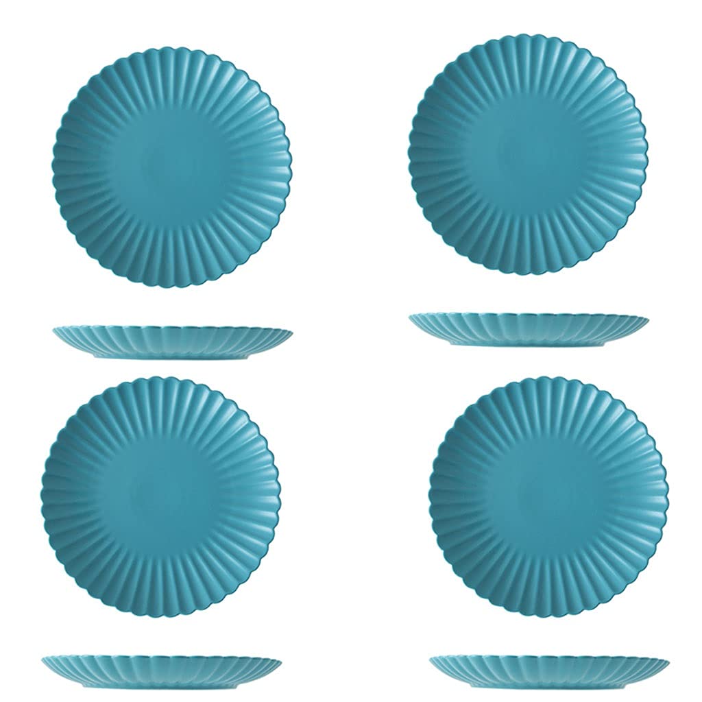 Naczynia na kolację Naczynia ceramiczne Zestaw 10 cali 4, sałatka stek ciasto deser i przystawka Dania obiadowe.Mikrowave piekarnik i zmywarka Sejf kuchnia Dinnerware Dania D