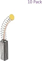 Vista 6 de DMiotech Paquete de 10 cepillos de carbono de 0.787 in x 0.236 in x 0.236 in para motor eléctrico