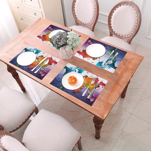 Set de table en vinyle lavable pour éviter les taches sur la table - 3