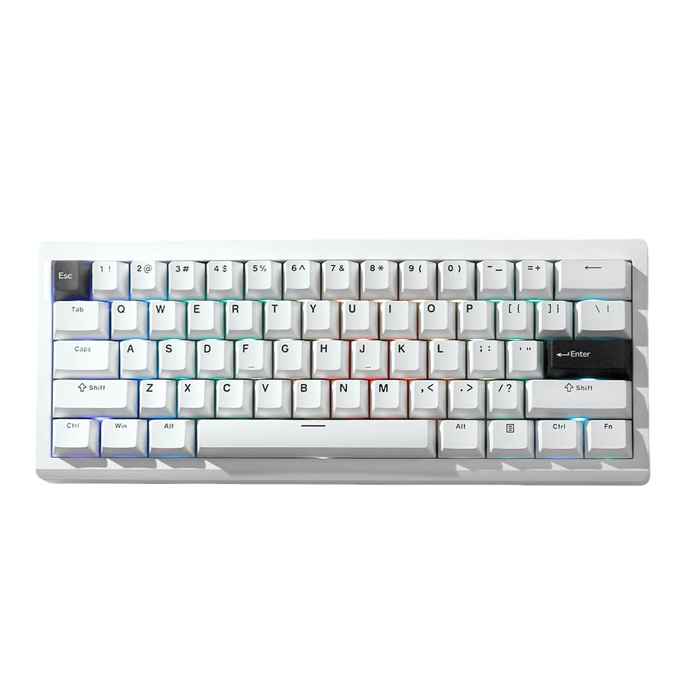 Mini clavier de jeu sans fil mécanique à 60% avec rétroéclairage RVB - 8