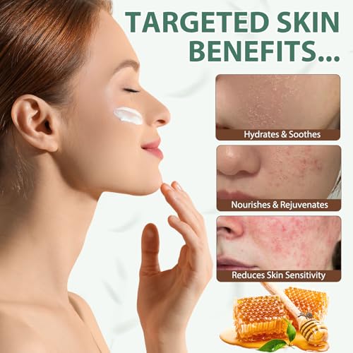 Cacukn Whipped Beef Tallow for Skin, Organic Face Moisturizer with Grass Fed Beef Tallow & Raw Honey, Deeply Moisturizes Face & Body, Reduces Skin Irritation and Sensitivity, 4.2 Oz