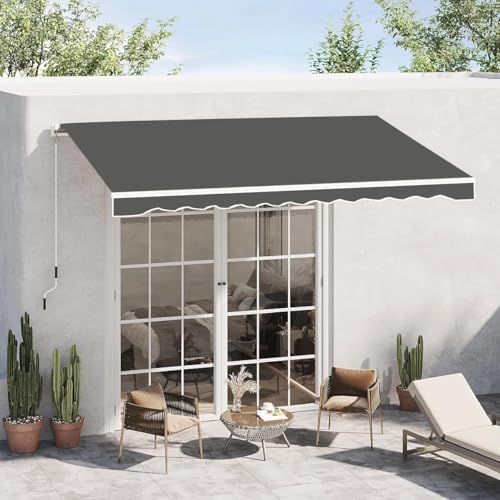 Auvent de patio rétractable contre la chaleur sur le balcon - 2