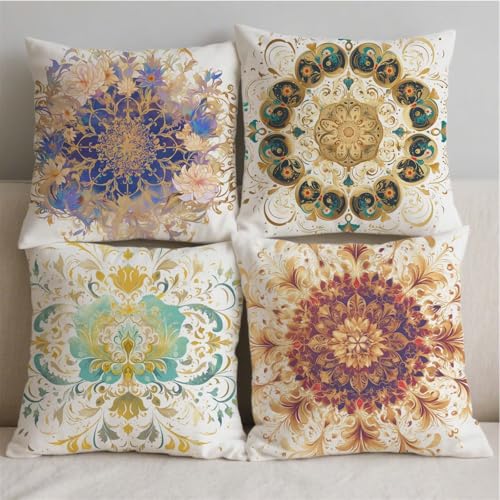 Housse de coussin 45x45cm avec fermeture invisible anti-accroc