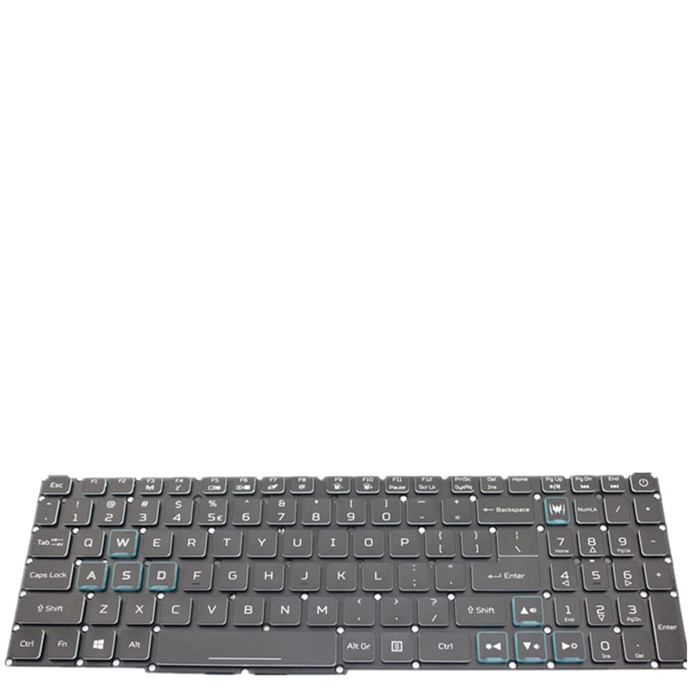 Clavier Acer Predator G1-710 de remplacement noir disposition US QWERTY