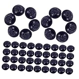 GRIRIW 100個 小号リアル感レジン製フェイクブルーベリー クラフト用フルーツビーズ ホーム パーティーデコレーション 粘土用アクセサリー