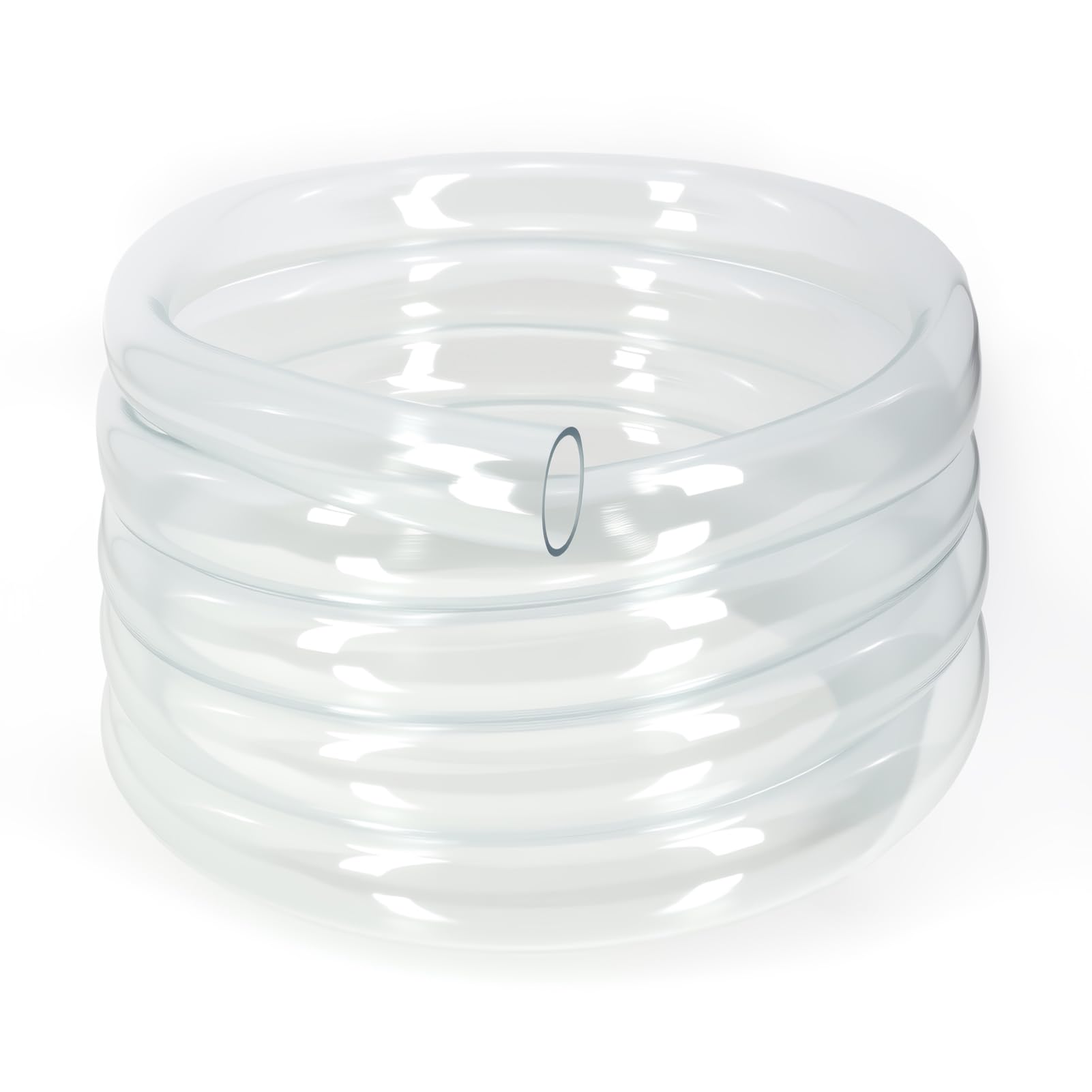 Tubo Flessibile in PVC da 18 x 20 mm, Tubo in Plastica Trasparente da 5 Metri, Tubo a Parete Sottile con Spessore di 1 mm per Applicazioni a Bassa Pressione