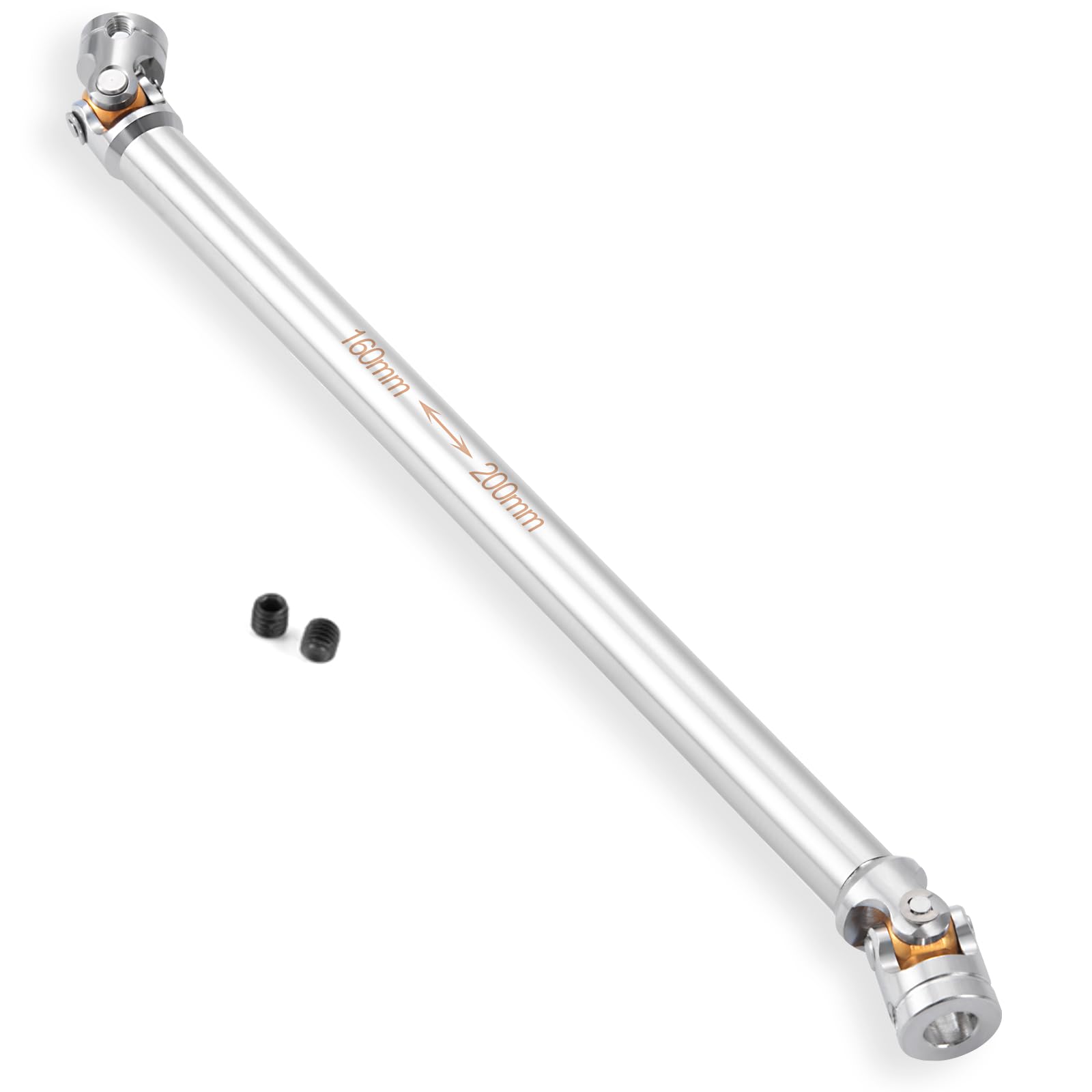 AXspeed 1Pcs Metal Drive Shaft for 1/14 RC Tamiya Tractor Climbing Trailer Upgrade Accessories (160mm-200mm) โ image 1