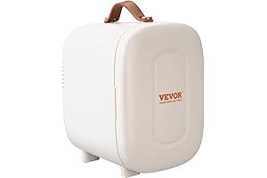 VEVOR Skin Care Fridge with Cow Print: Cool Your Beauty Essentials in Style