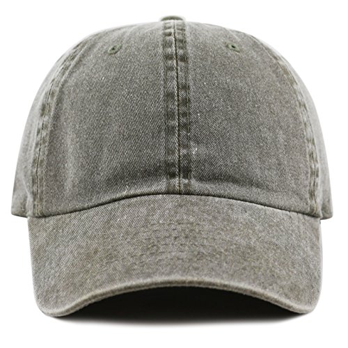 Image of The Hat Depot 100% Cotton Pigment Dyed Low Profile Dad Hat Six Panel Cap