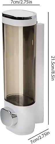 Miniatura 6 de Dispensador de jabón manual de 10.8 fl oz (10.1 fl oz), dispensador manual de gel de ducha para baño, cocina, 1 cámara como se muestra