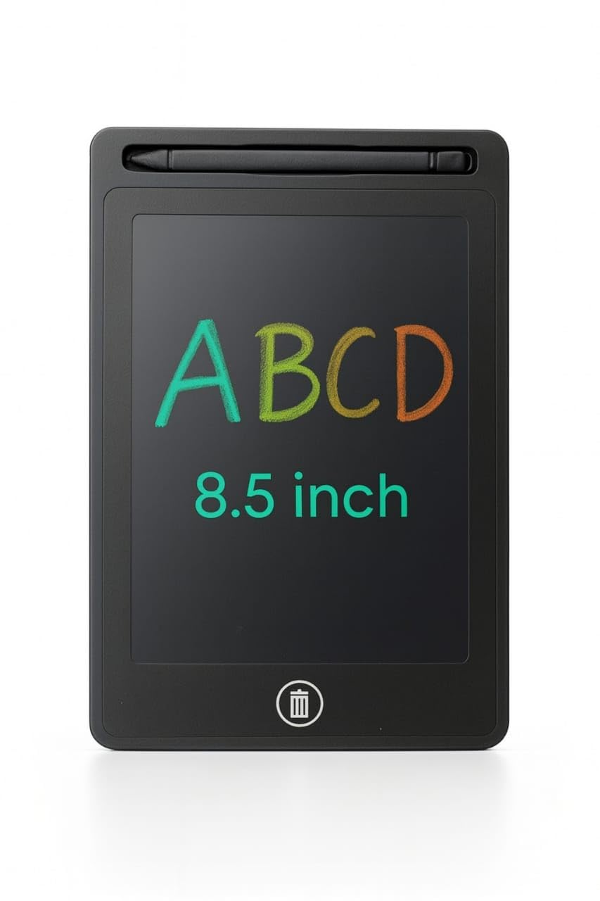 LCD Writing Tablet for Kids – 8.5 Inch Digital Slate Pad for Drawing & Writing | Rewritable LCD Board for Kids Age 3-10 Years | Smart Writing Tab for Boys & Girls