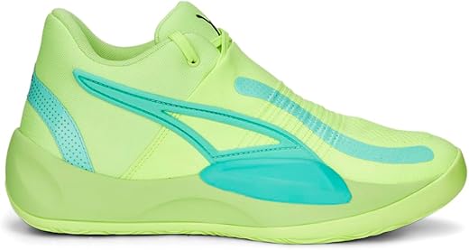 PUMA Mens Rise Nitro Basketball Sneakers Shoes - Yellow - Size 6.5 M