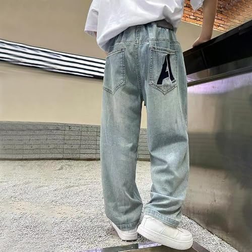 Boys Lightweight Summer Pants for Kids Casual Everyday Use Stylish Relaxed Fit Denim Trousers Comfortable Outdoor2
