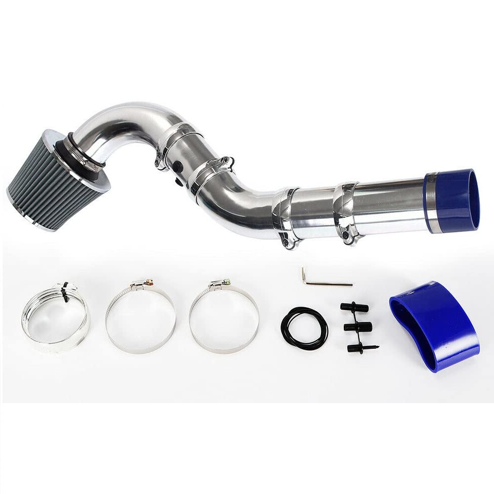 Buy Futchoy 3 inch Car Cold Air Intake System Polished Pipe Kit