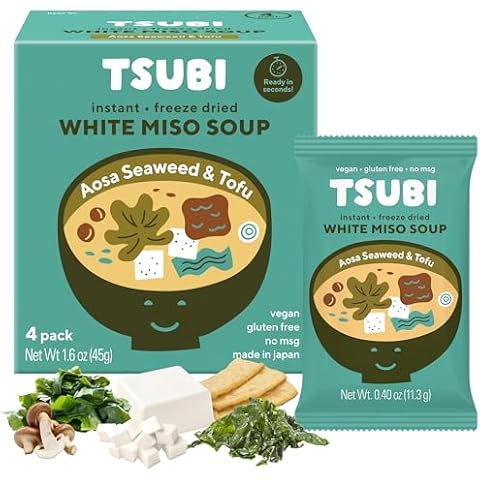 Tsubi Soup Packets - Vegan Miso Soup Mixes Cover
