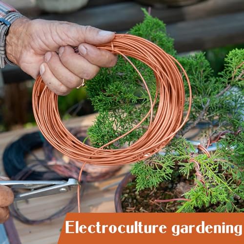 Image of ART IFACT 20 Feets Bare Copper Wire 8 Gauge / 4mm for Earthing Electrical Projects Jewelry Making (8 Gauge, 20 Feets)