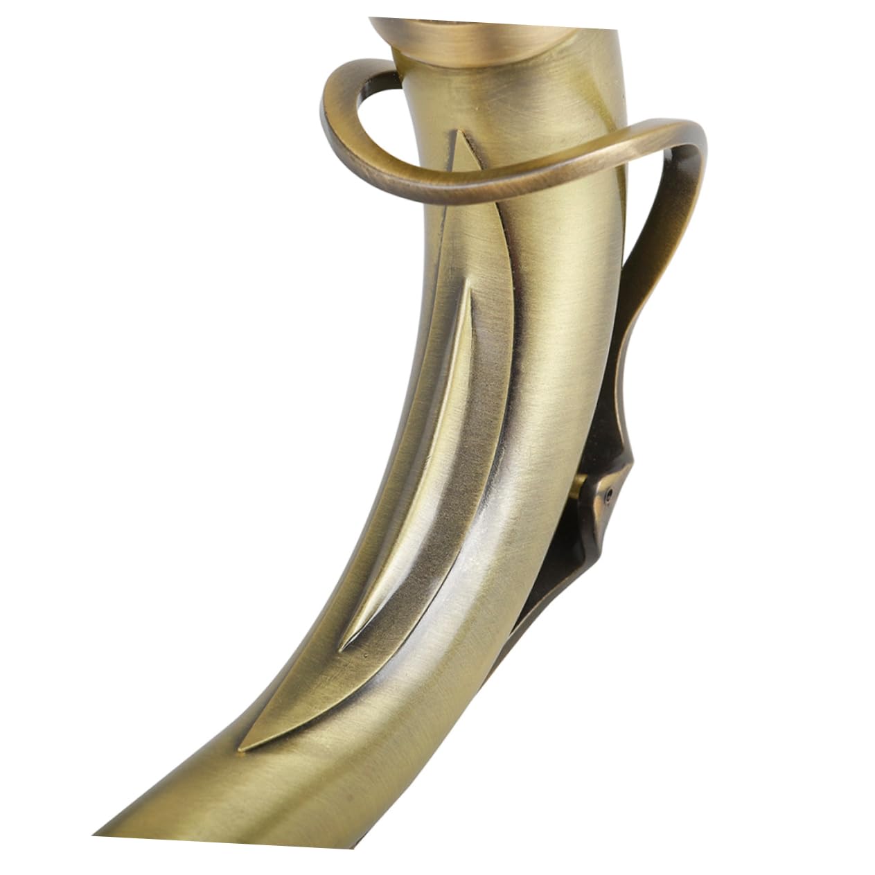 TOYANDONA Sostituzione Del Manico Del Sassofono in Ottone Parte Del Sassofono Contralto Kit Manico Piegato Accessori Per Strumenti Musicali