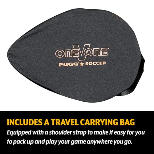 Image of PUGG Pop Up Soccer Goal, Portable Training Football Knitted Poly Net Equipment, The Original Pickup Game Goal, Includes Two Goals & Bag