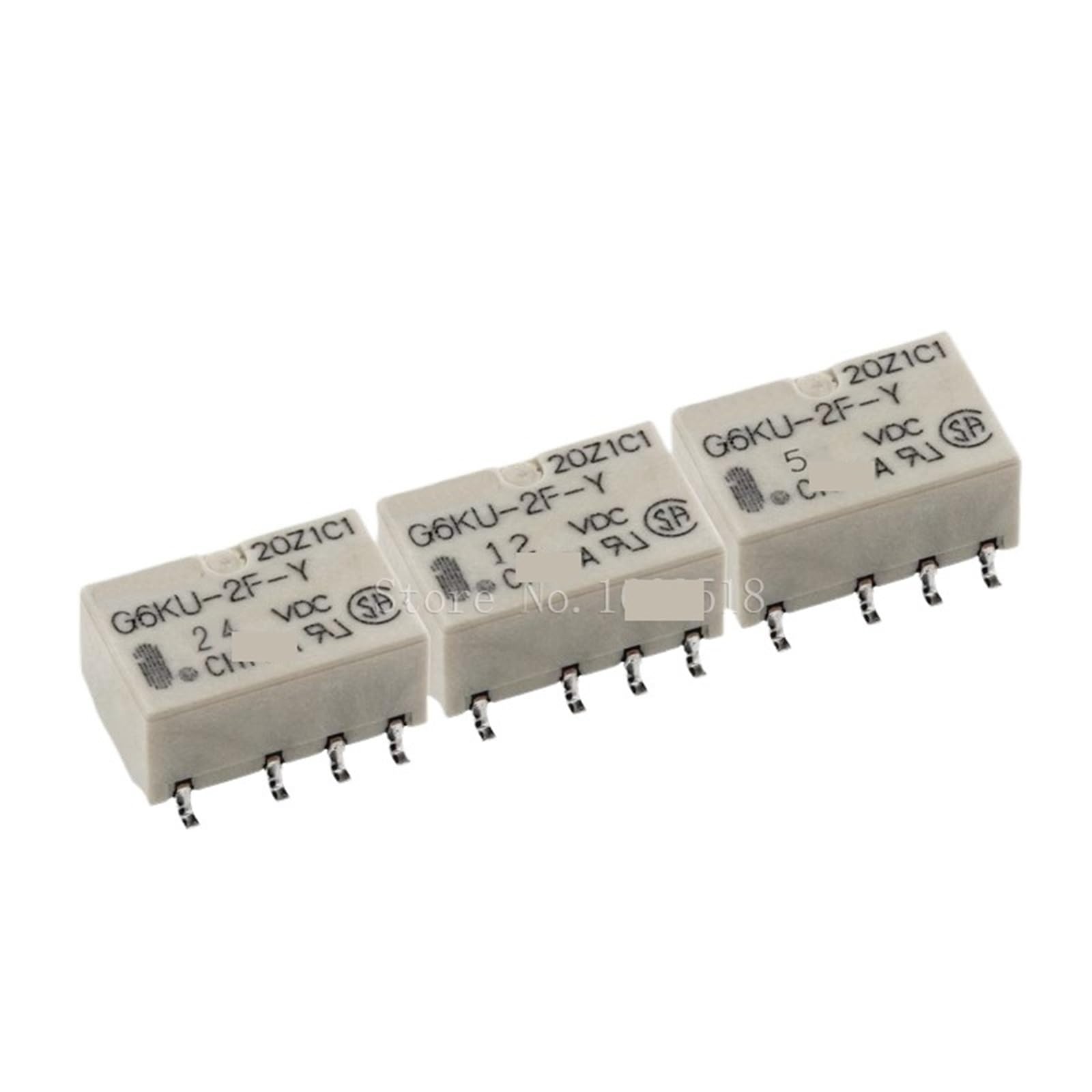 Relais G6KU-2F-Y-24VDC haute précision pour commutation stable