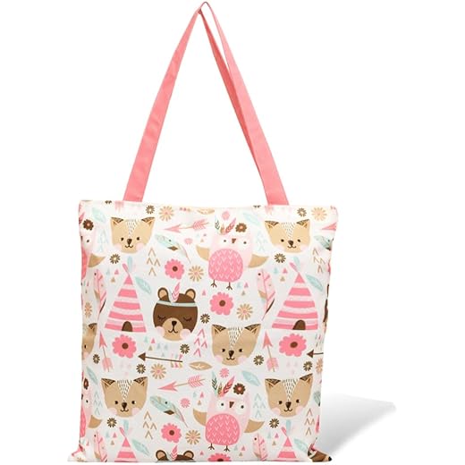 Canvas Stylish Printed Tote Bag