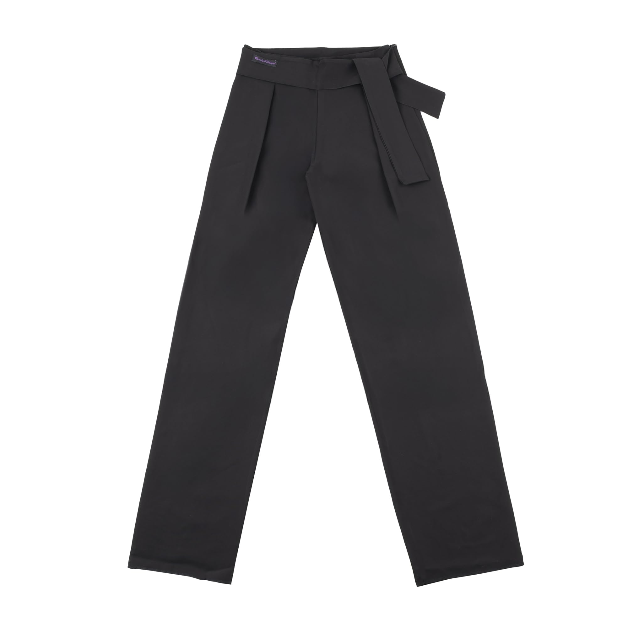 Pantaloni Zaria da Donna per Danza Sportiva – Eleganti con Cintura a Fiocco, Comodi e Flessibili, Made in Italy, Disponibili in Nero Taglie XS-XL