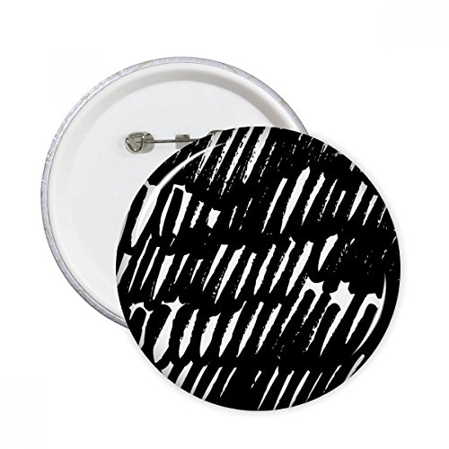 Pins badge bouton rond brushwork multicolore, lot de 5pcs taille S idéal pour cadeaux originaux