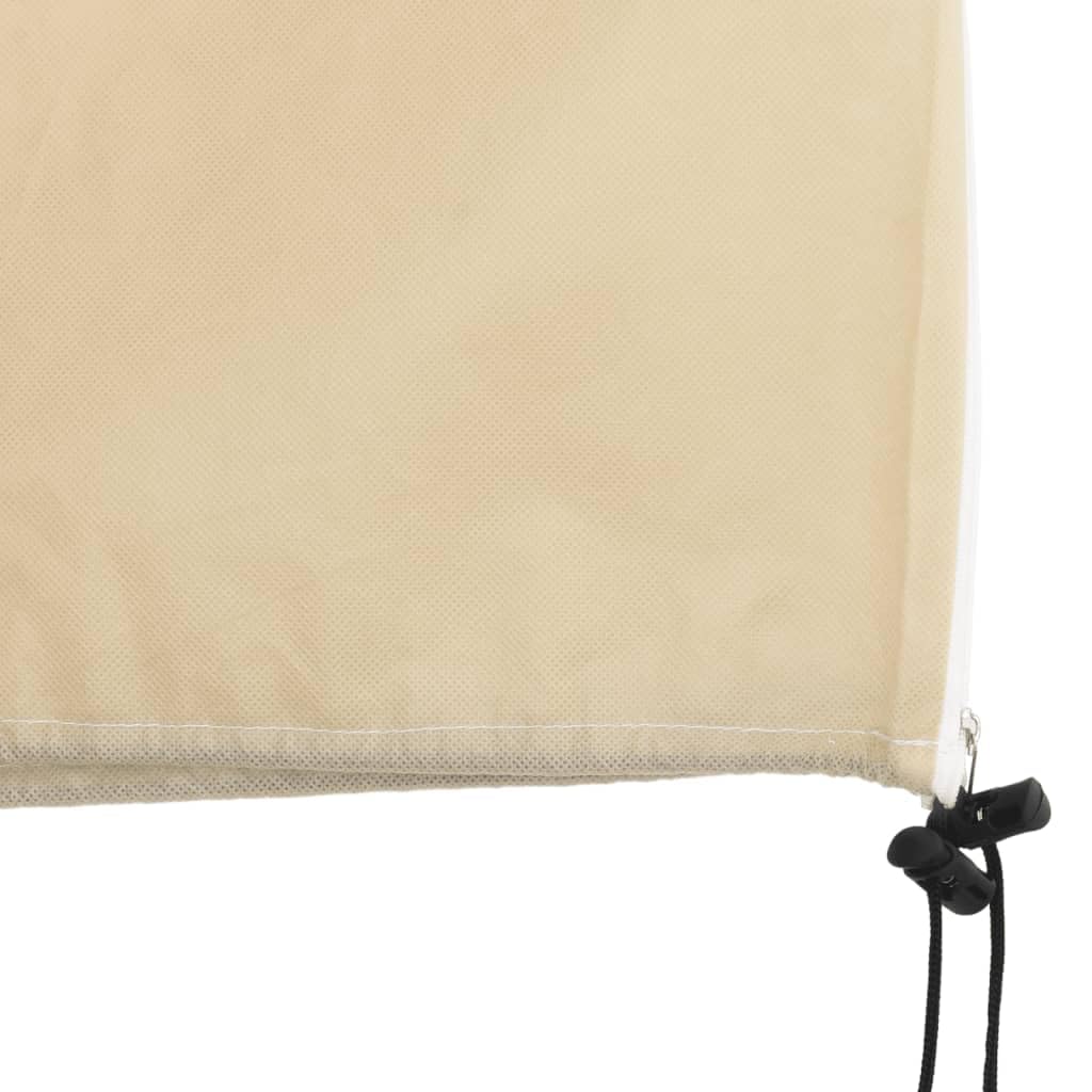 Tessuto non tessuto invernale con chiusura lampo, 10 pezzi, 70 g/m², 1,2 x 1,8 m, coulisse, per accessori per la cura del giardino, la cura del prato, l'irrigazione, l'aiuola e la terrazza in