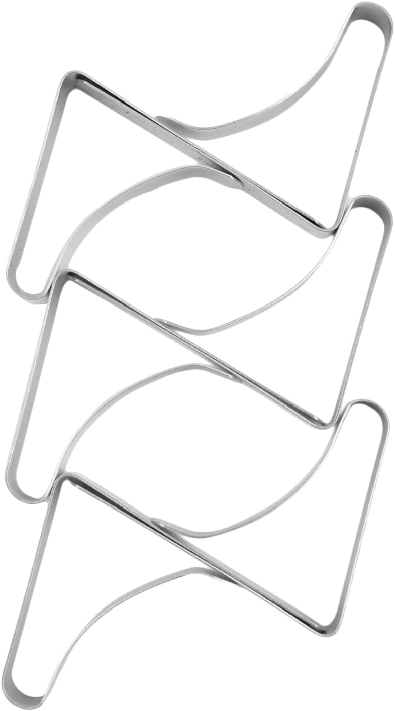 Coghlan's Stainless Steel Tablecloth Clamps – Durable, Reusable Clips for Securing Table Covers at Picnics, Camping, and Outdoor Dining – Set of 6 (Fits Tables up to 2 Inches Thick)