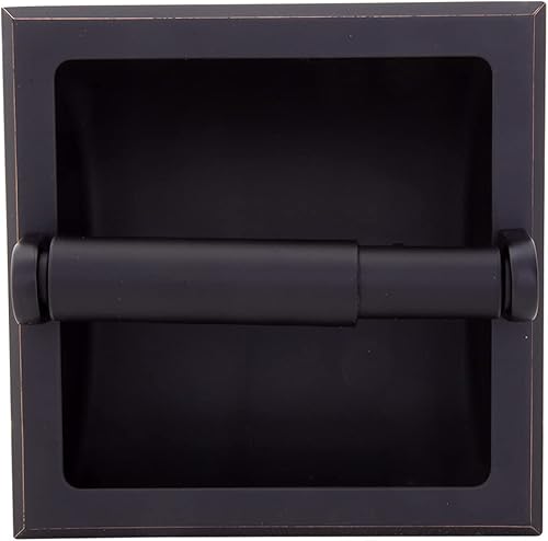 Vista 2 de Design House 539254 Millbridge - Soporte de papel higiénico empotrado, bronce aceitado Oil Rubbed Bronze