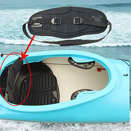 ompait Kayak Seat Back Band Cushiony Antiskid Surfing Pad Canoeing Accessories Adjustable Sit On Top Backrest Men Women Water Sports Support