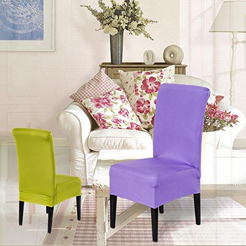 Miniatura 4 de SoulFeel -Paquete de 46 fundas protectoras extraíbles de elastano para silla de comedor, muy ajustables, elásticas, para sillas de banquete para