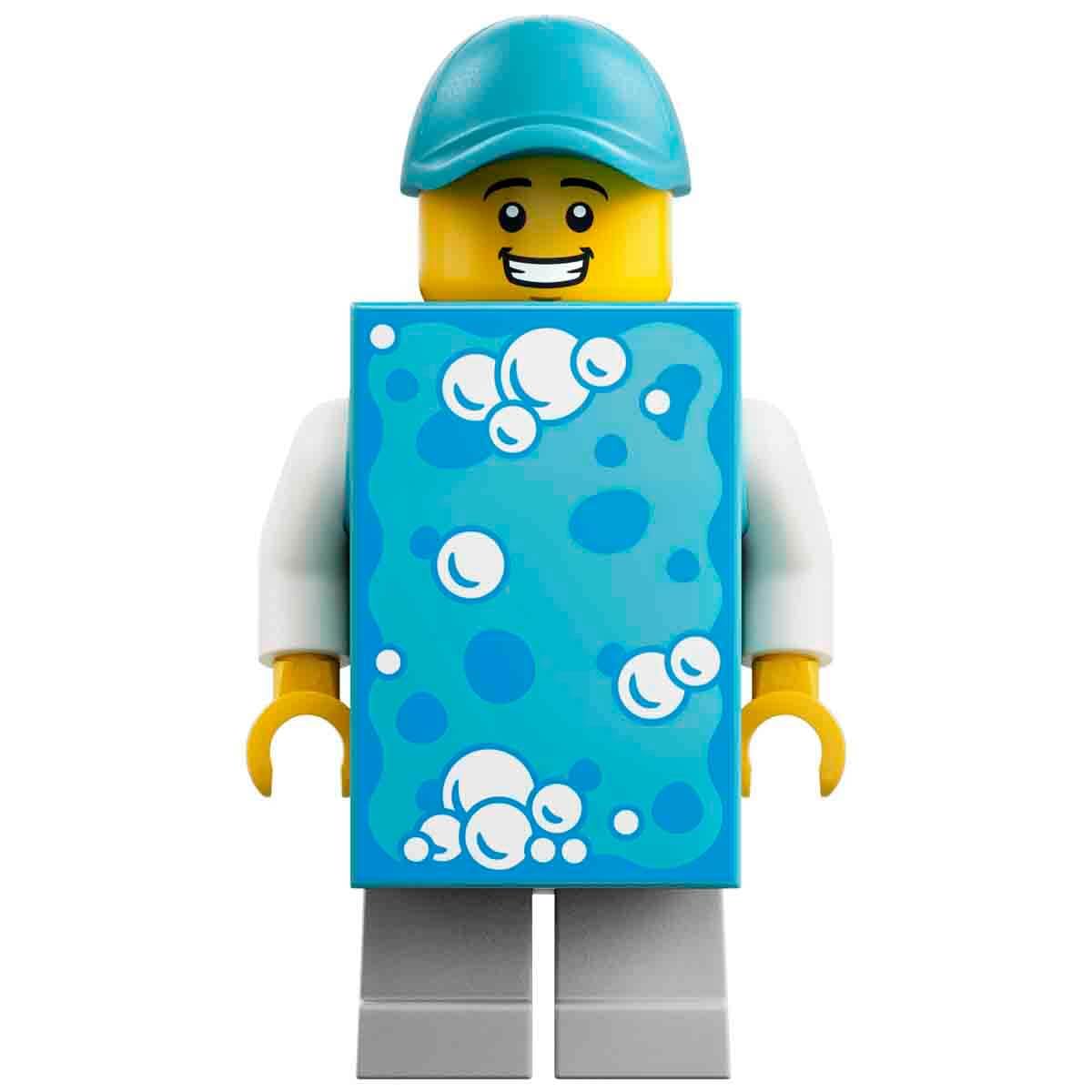 LEGO City La Station de Lavage Automatique - Jouet de Construction - Maquettes de Voitures, Fonction Nettoyage & 4 Minifigurines avec Accessoires - Cadeau d'anniversaire pour Garçon dès 6 Ans 60497