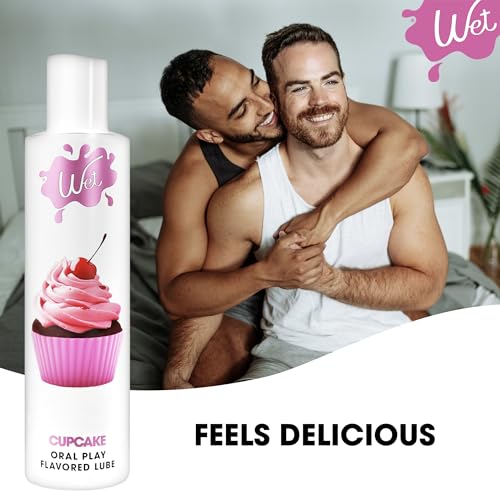 Image of Wet Frosted Cupcake Edible Lube, Condom Safe, Sugar-Free, 3 Fl Oz