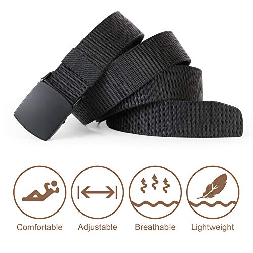 SUOSDEY Nylon Belts for Men Military Tactical Web Belt Heavy Duty Metal Buckle 1.5 Inch4