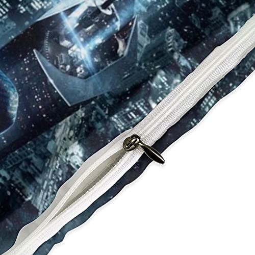 Superhero Bedding Sets Twin 3 Pieces (1 Duvet Cover + 2 Pillow Shams) 3D Printed Anime Bedding Duvet Covers, Soft Breathable Microfiber Duvet Cover Bedding Set With Zipper 86"X70" #TOP3