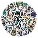 50Pcs Manga My Hero Academia Stickers Mixed Pack,Cartoon Characters Stickers Movie Decorative Sticker for Kids Teens Adults Waterproof Sticker for Water Bottle Laptop (Hero)