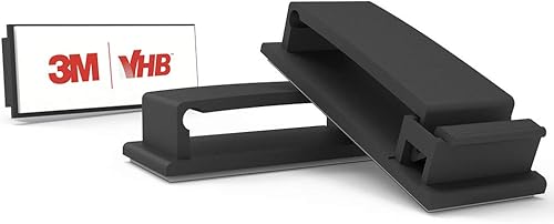 Miniatura 2 de XIAOXI Clips para cables con fuerte autoadhesivo, abrazaderas de alambre multiusos para organización de cables y corridos de cables, soporte de