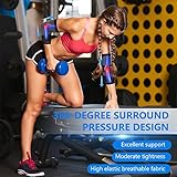 ACWOO Elbow Support, 2 Pack Elbow Brace with Strap Compression Support Sleeve, Breathable Elbow Support for Tennis Golfers Elbow Treatment, Joint Pain Relief, Sports Injury Recovery - Image 5