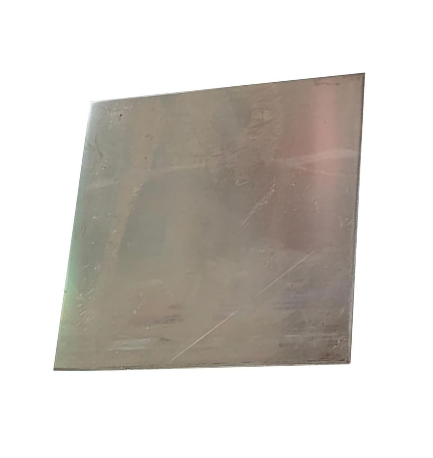 Piastra in lamiera di zinco, 10 cm x 10 cm, spessore da 0,6 mm a 2 mm, durevole e versatile per lavori artigianali, riparazioni e progetti fai da te
