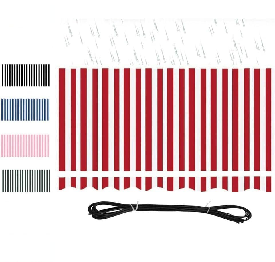 Auvent de patio rétractable polyester anti-UV pour store extérieur