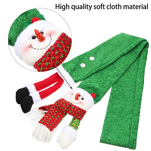 ABOOFAN Lenço de Natal Vermelho Santa Lenço de Inverno Mulheres Lenço de Natal Xale para Crianças Mu