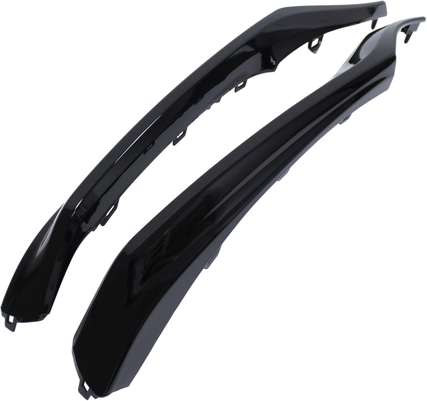 ApplianPar Front Left and Right Side Bumper Lower Grille Trim Molding Kit for Toyota Camry SE XSE 2021-2022