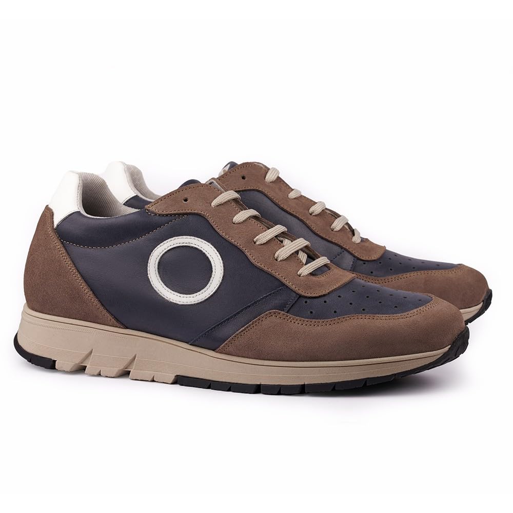 Scarpe da Uomo con Rialzo Aumenta in Modo Invisibile la Tua Altezza Fino a 7 cm. Modello Verona