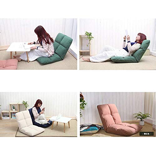 Dossier réglable pliable pour le mal de dos chaise de sol Zichen bleue - 7