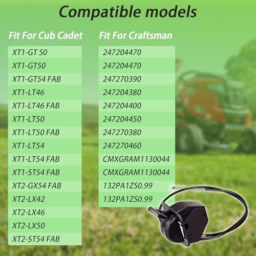 Câble d'accélérateur robuste 746P06891 contrôle précis Cub Cadet
