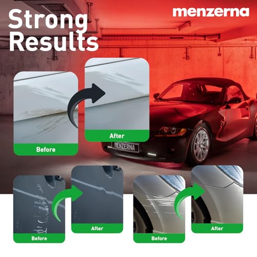 Image of menzerna Heavy Cut Compound 400 Green LINE Car Polish I Heavy Cut, Medium Cut & Finish I Buffing & Polishing Compound for Scratch Repair I for ScratchesI High Abrasion, Silicone Free I 32oz