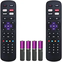 Kit 2 Controle Remoto Para AOC Smart TV Roku