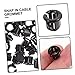 PartyKindom Snap in Cable Bushing Grommet 50pcs Set for Panel Locking Hole Plug Hole Cable Protector 10 Sturdy and Sturdy for Home and Industrial Use