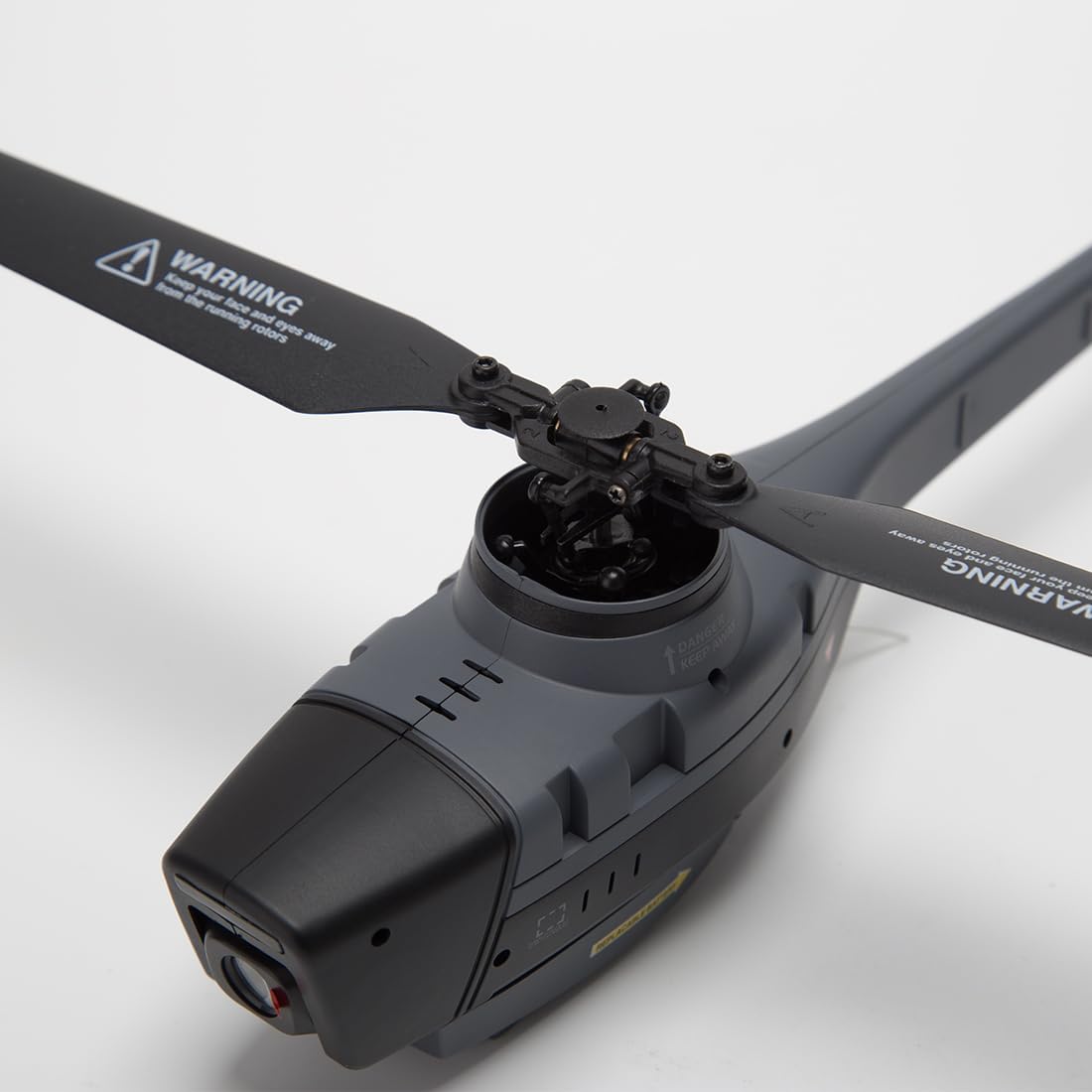 RC Helicopter Model With Camera C128-Reconnaissance Drone Plane with Altitude Hold & Optical Flow, Realistic Military Aircraft Model for Beginner and Adults,Battery*1 Version